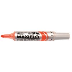 Táblamarker 2,5mm, kerek hegyű, Pentel Maxiflo narancssárga Táblamarker PENTEL