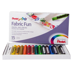 Textilkréta 15 db-os készlet PTS2-15 Pentel Textilkréta PENTEL