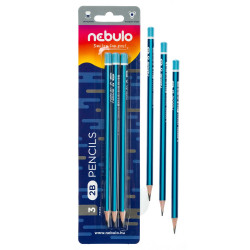 Grafitceruza 2B, 3 db-os, Nebulo Grafitceruza Nebulo