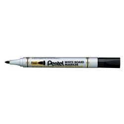 Táblamarker 2mm, kerek, Pentel fekete Táblamarker PENTEL