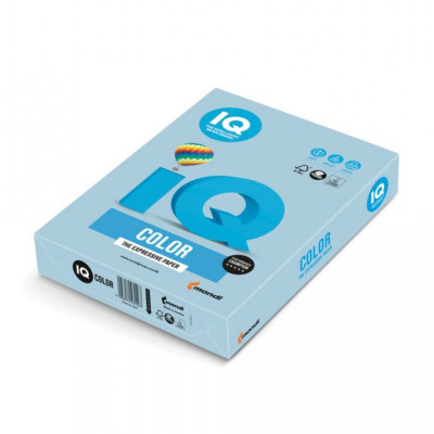 Másolópapír, színes, A4, 160g. IQ PBL29 250ív/csomag, pasztel kék Másolópapír, színes, A4, 160g. IQ PBL29 250ív/csomag, pasztel kék