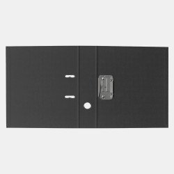 Iratrendező A4, 7,5cm, két oldalt PP borítás,lapraszerelt, Bluering® Premium fekete Iratrendező Bluering