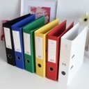 Iratrendező A4, 7,5cm, két oldalt PP borítás,lapraszerelt, Bluering® Premium sárga