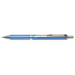 Rollertoll 0,35mm, fém skyblue test, Pentel Energel BL407S-A, írásszín kék Rollertoll PENTEL