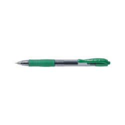 Zseléstoll 0,7mm, nyomógombos Pilot G-2, írásszín zöld Zselés toll Pilot