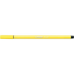 Rostirón, filctoll 1mm, M STABILO Pen 68 citromsárga Filctoll Stabilo