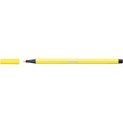 Rostirón, filctoll 1mm, M STABILO Pen 68 citromsárga