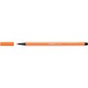 Rostirón, filctoll 1mm, M STABILO Pen 68 halvány narancssárga