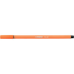 Rostirón, filctoll 1mm, M STABILO Pen 68 halvány narancssárga Filctoll Stabilo
