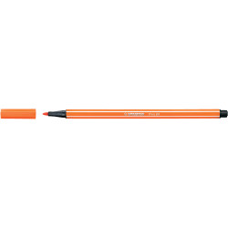 Rostirón, filctoll 1mm, M STABILO Pen 68 halvány narancssárga Filctoll Stabilo