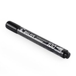 Alkoholos marker M 1mm, kerek hegyű,   Pilot 100 fekete Permanent marker Pilot
