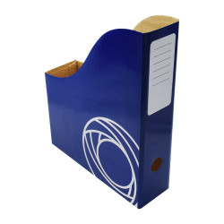 Iratpapucs 8cm, mikrohullámú karton Bluering®, kék Iratpapucs Bluering