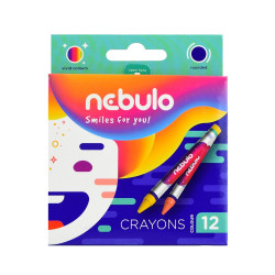 Zsírkréta készlet, Nebulo, 12 klf. szín Kréta Nebulo