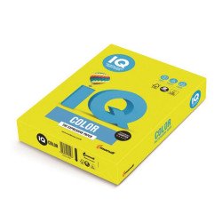 Másolópapír, színes, A3, 80g. IQ 500ív/csomag, neon sárga Másolópapír színes IQ