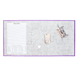 Iratrendező A4, 7,5cm,lapraszerelt, Bluering® Smart lila Iratrendező Bluering