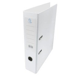 Iratrendező A4, 7,5cm, két oldalt PP borítás, Bluering® Premium fehér Iratrendező Bluering