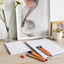 Rostirón, tűfilc vízbázisú készlet, 0,4mm, hatszögletű Bluering® 6 klf. szín