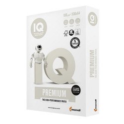 Másolópapír A4, 100g, IQ Premium 500ív/csomag, 4csom/doboz, Másolópapír univerzális IQ