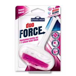 WC illatosító deo 40 g kosárral Duo Force Virág Toalett tisztító, WC illatosító General fresh