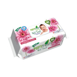 Nedves törlőkendő 120 lap/csomag Pufy Fresh Nedves törlőkendők Egyéb