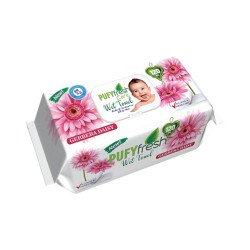 Nedves törlőkendő 120 lap/csomag Pufy Fresh Nedves törlőkendők Egyéb