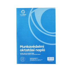 Munkavédelmi oktatási napló 24lapos A4, álló B.VALL.349 Bluering® Nyilvántartás Bluering