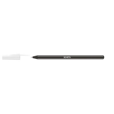 Golyóstoll 0,7mm, kupakos, Ico Signetta, írásszín fekete Golyóstoll 0,7mm, kupakos, Ico Signetta, írásszín fekete