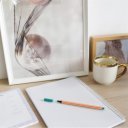 Rostirón, tűfilc vízbázisú, 0,5mm, hatszögletű test, Bluering® zöld