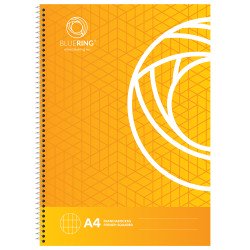 Spirálfüzet A4, 70lap Bluering® franciakockás Spirálfüzet Bluering