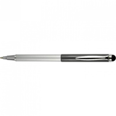 Golyóstoll metál szürke test, Zebra Stylus Telescopic, írásszín kék Golyóstoll metál szürke test, Zebra Stylus Telescopic, írásszín kék