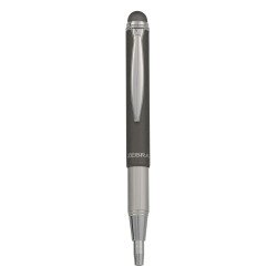 Golyóstoll metál szürke test, Zebra Stylus Telescopic, írásszín kék Golyóstoll Zebra