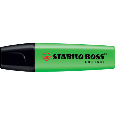 Szövegkiemelő 2-5mm, vágott hegyű, STABILO Boss original zöld