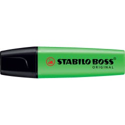 Szövegkiemelő 2-5mm, vágott hegyű, STABILO Boss original zöld Szövegkiemelő Stabilo