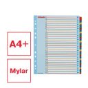 Elválasztólap, A4, Maxi regiszteres 1-31 laminált karton előlap 100210 Esselte
