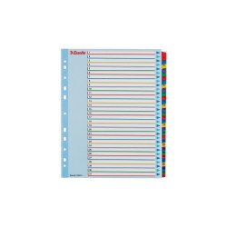 Elválasztólap, A4, Maxi regiszteres 1-31 laminált karton előlap 100210 Esselte Elválasztó lap Esselte