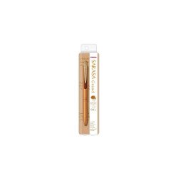 Zseléstoll 0,5mm, exkluzív gravírozható arany sárga fém test, új klipsz Zebra Grand Sarasa, írásszín kék Zselés toll Zebra