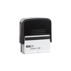 Bélyegző C50 Printer Colop fekete ház/lila párna Bélyegző és kelléke Colop
