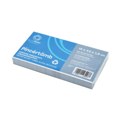 Pincértömb vonalas újrahasznosított 14x7,2x1,5 cm, ragasztott Bluering® Pincértömb Bluering