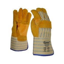 Munkavédelmi rakodókesztyű marha hasítékbőr tenyérrel méret 10,5-ös_1015YR Bőrkesztyű Egyéb
