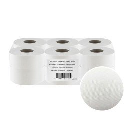 Toalettpapír 2 rétegű közületi átmérő: 19 cm 100 % cellulóz 100 m/tekercs 12 tekercs/karton_TPC219100 Toalettpapírok Alpha