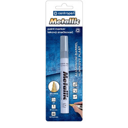 Lakkmarker 1,5-2,5mm, kerek hegy Centropen 9210 ezüst Lakkmarker Centropen