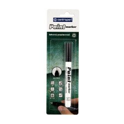 Lakkmarker 0,7mm, vékony metál hegy Centropen 9211 fekete Lakkmarker Centropen