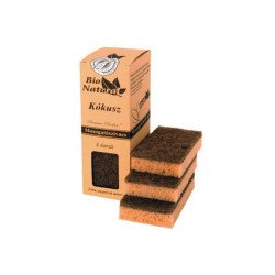 Kókuszszivacs 6 db/csomag Cleanne Eco Natural Szivacsok, kendők, súrolók Cleanne