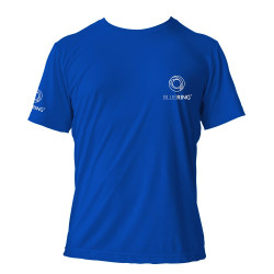 Rövid ujjú póló XL kék Munkaruha Bluering