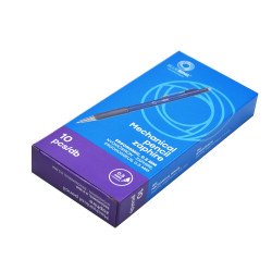 Nyomósirón ergonomikus 0,5mm, sötétkék műanyag test, fekete fogórésszel, Bluering® Zaphire Nyomósirón Bluering