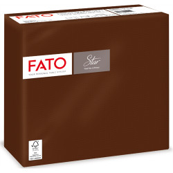 Szalvéta 2 rétegű 38 x 38 cm 40 lap/cs Fato Star csokoládé_82991000 Szalvéták Fato