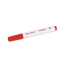 Alkoholos marker 1-4mm, vágott végű Bluering® piros Permanent marker Bluering