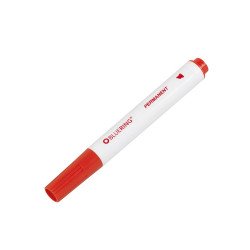 Alkoholos marker 1-4mm, vágott végű Bluering® piros Permanent marker Bluering