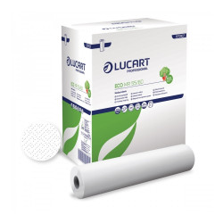 Orvosi papírlepedő 2 réteg 80 m 55 x 35 cm lap 6 tek/karton MR55/80 EcoLucart_870107 fehérített Orvosi papírlepedő Lucart