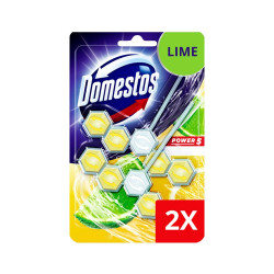 WC illatosító 2 x 55 g Power5 Domestos Lime Toalett tisztító, WC illatosító Domestos